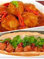 Pork Meat Ball Banh MI